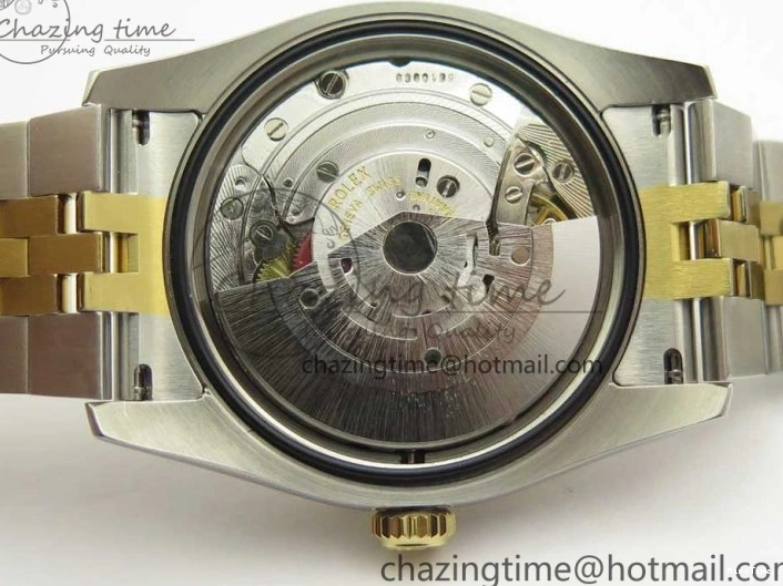MiroTime 0801 DateJust 36 SS YG 116233 ARF 1:1 Best Edition 904L Steel Black Dial Stick Markers on Jubilee Bracelet SH3135 V EasyMatch 3261